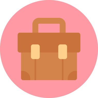 Çanta. Web simgesi vektör illüstrasyonu