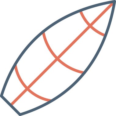 Sörf tahtası, modern simge, vektör illüstrasyonu