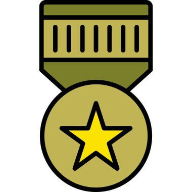 Rozet. Web simgesi basit illüstrasyon