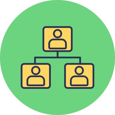 Ağ modern simgesi, vektör illüstrasyonu 