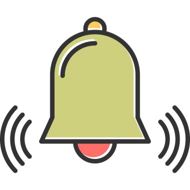 Alarm saat vektör simgesi