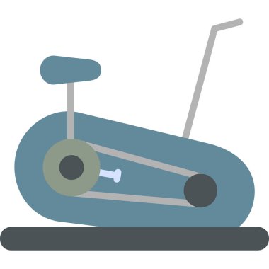 Sabit bisiklet. Web simgesi illüstrasyonu 