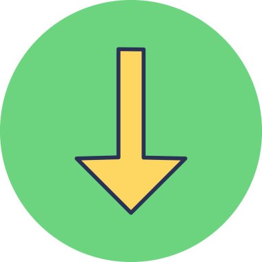 Yön gösteren ok, ağ basit simgesi