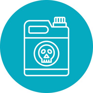 toksik ikon vektör illüstrasyonu