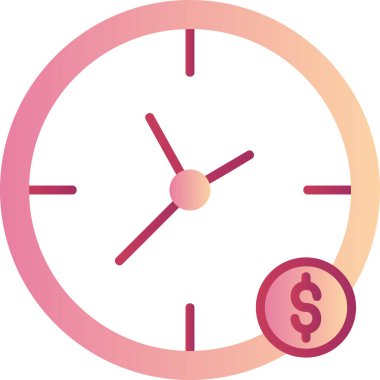 para işareti vektörü düz simge minimumu çizgi pictogram