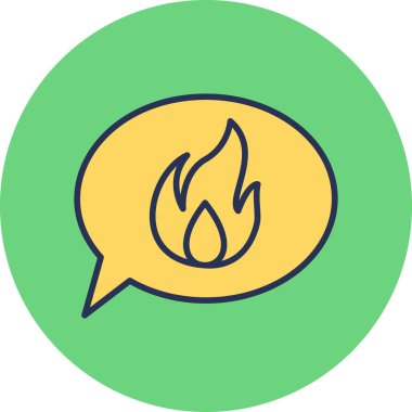 ileti ikonu vektör illüstrasyonu