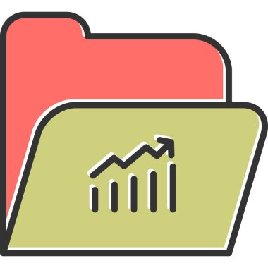 Dosya. Web simgesi basit illüstrasyon 