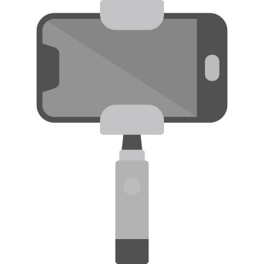 Selfie Çubuk vektör renk simgesi 