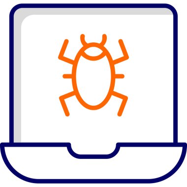 Bilgisayar. Web simgesi basit illüstrasyon