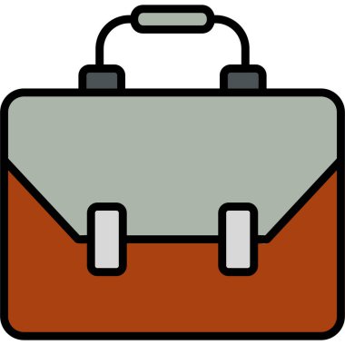 Çanta. Web simgesi basit tasarım 