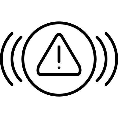 uyarı simgesi vektör illüstrasyonu