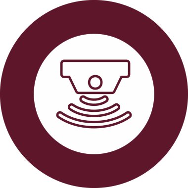 Algılayıcılar web simgesi basit illüstrasyon