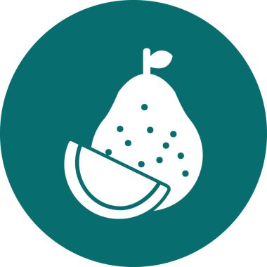 Pomelo modern ikon vektör çizimi