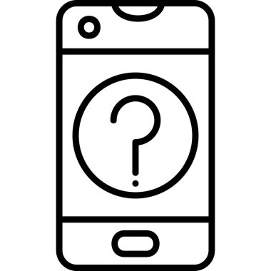 Yardım edin! Web simgesi basit illüstrasyon