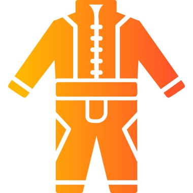 Giysi. Web simgesi basit illüstrasyon