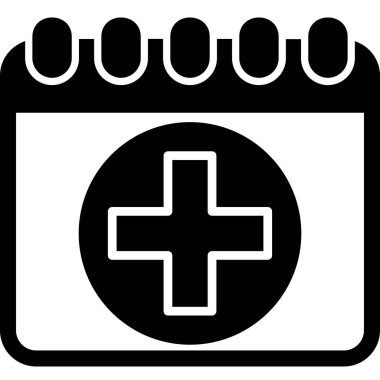 Takvim simgesi, modern tasarım illüstrasyonu