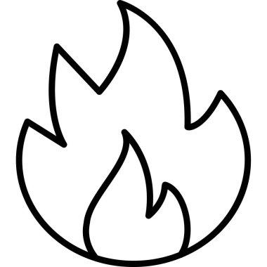 fire flame icon. web illustration