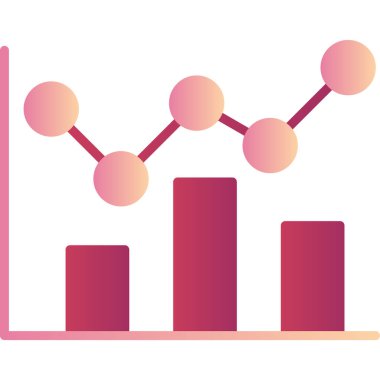 Bar Chart. web icon simple design