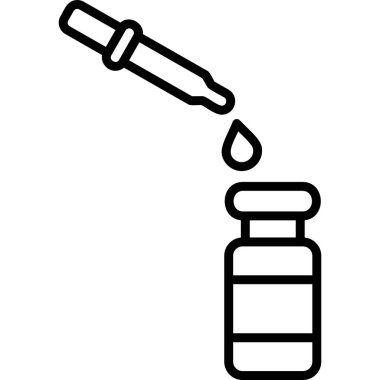 Dropper simgesi, modern tasarım illüstrasyonu