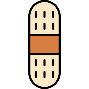 Bandaj. Web simgesi basit illüstrasyon