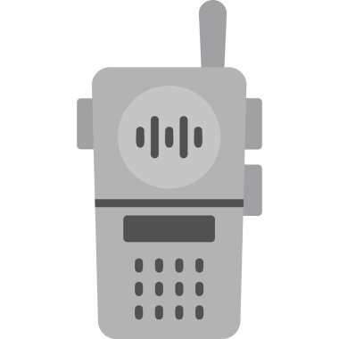 Walkie talkie kutsal kişilerin resmi, vektör çizim