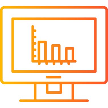 Grafik. Web simgesi basit illüstrasyon