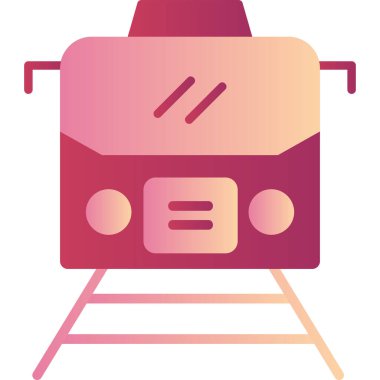 Train modern vector icon illustration