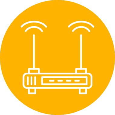 Router modern vector icon illustration