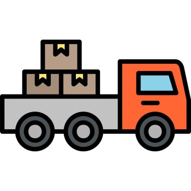 kamyon simgesi çizimi