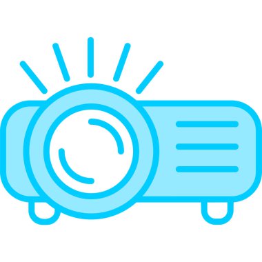 Projector web icon vector illustration