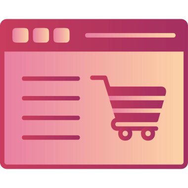 vector illustration of abstract website