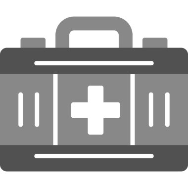 ilk yardım kiti vektör simgesi