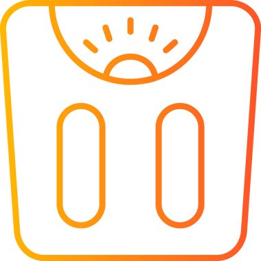 Weight Scale icon modern vector illustration