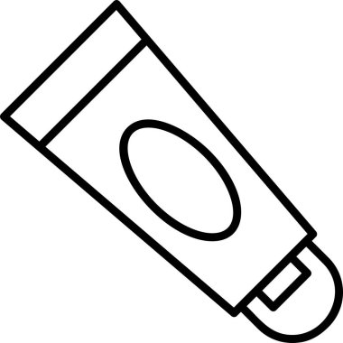 Losyon basit simgesi, vektör illüstrasyonu