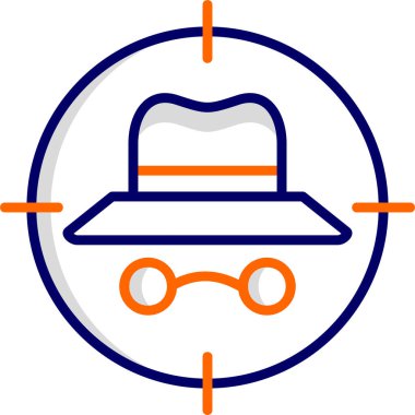 hedef simge vektör illüstrasyonu