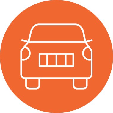 araba simgesi vektör illüstrasyonu