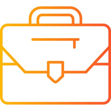 Çanta. Web simgesi basit tasarım 