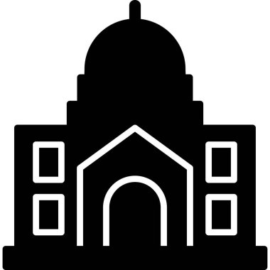 Cami simgesi, web basit illüstrasyon