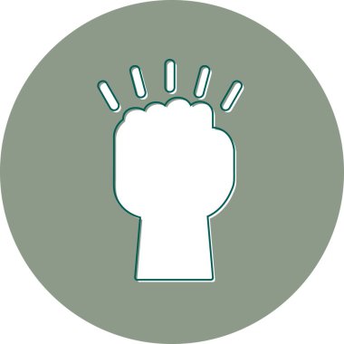 Tek adam simgesinin vektör illüstrasyonu