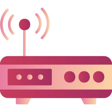 Modem. Web simgesi basit tasarım