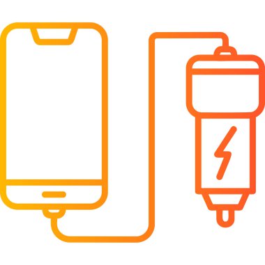 Telefon simgesinin vektör illüstrasyonu