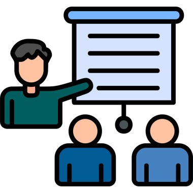 Modern simge vektör illüstrasyonu çalıştırılıyor