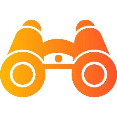 Dürbün ağ simgesi basit bir resimleme 