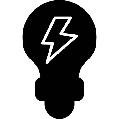 Fikir modern simgesi, vektör illüstrasyonu