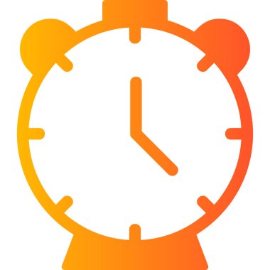 Saat. Web simgesi basit illüstrasyon