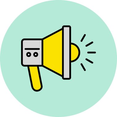 Hoparlör. Web simgesi basit tasarım