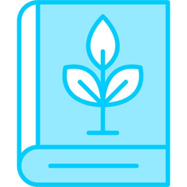 Kitap simgesi, modern tasarım illüstrasyonu