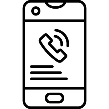 Cep telefonu. Basit resimleme