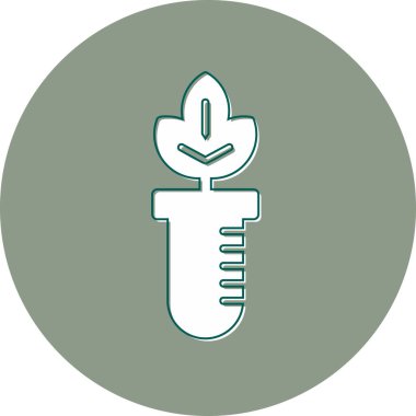 Bitki yetiştiriyorum. Web simgesi basit illüstrasyon