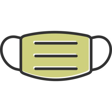 Tıbbi maske. Basit tasarım